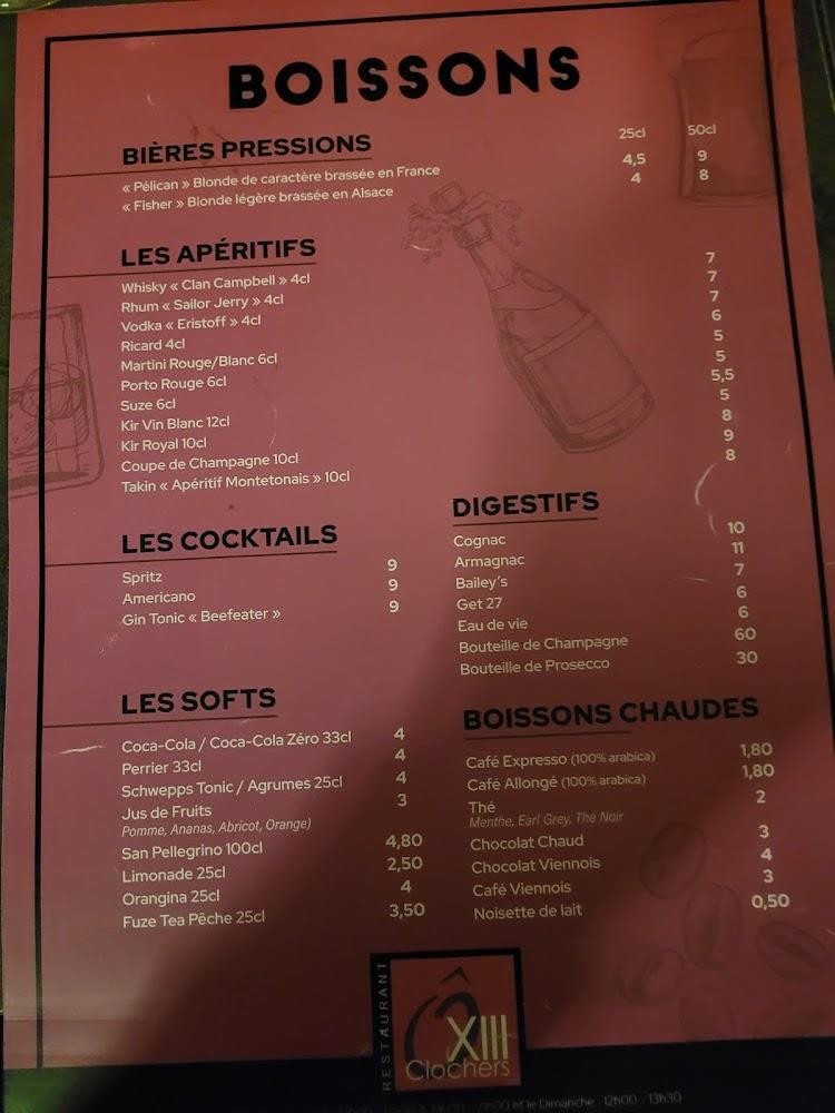 Ô XIII Clochers - Menu Image 3